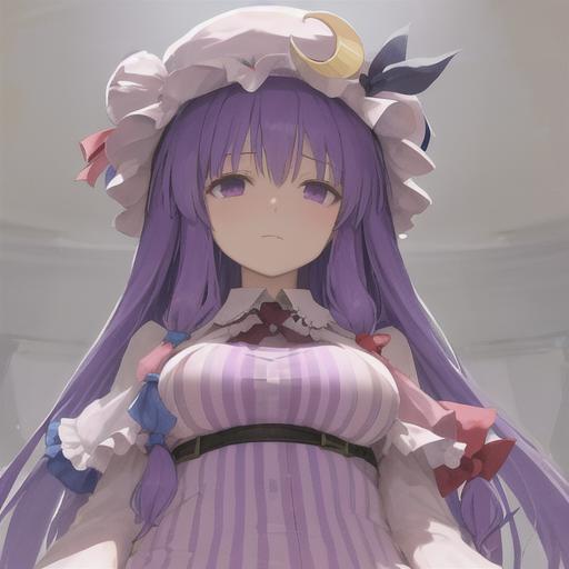 Touhou Project, The Embodiment of Scarlet Devil Cosplay, Patchouli  Knowledge Costume Set